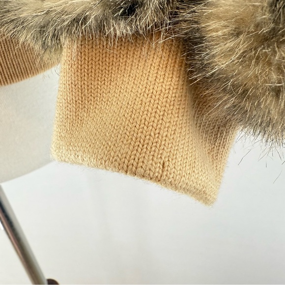 St. John Animal Print Faux Fur Bomber Jacket - Picture 9 of 16